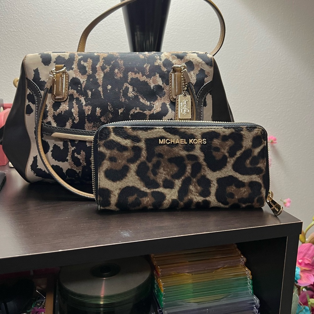 Coach Madison Madeline Satchel in Ocelot